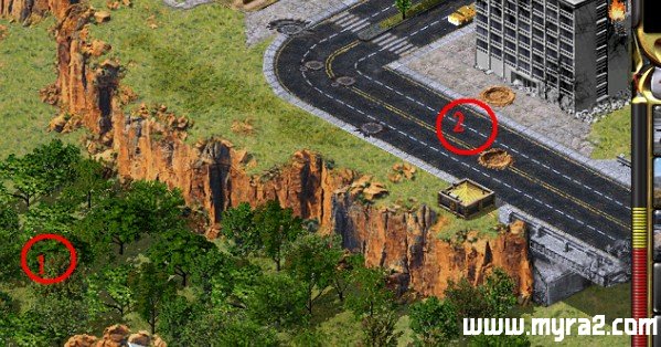 来源攻略中的道路与桥梁位置
